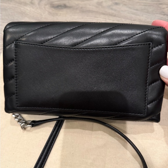Tory Burch Black Quilted Leather Clutch - Picture 2 of 13